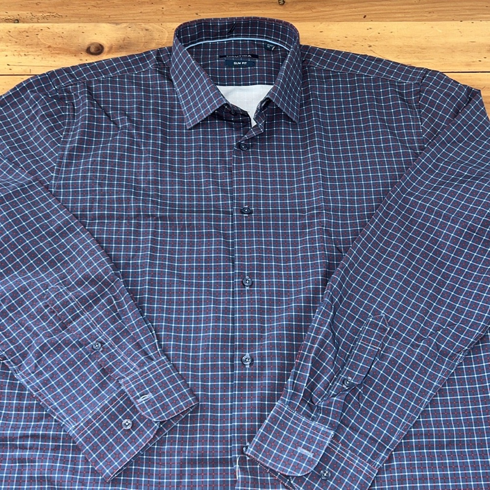 Nautica Men’s button down slim shirt size XL new - Picture 13 of 13